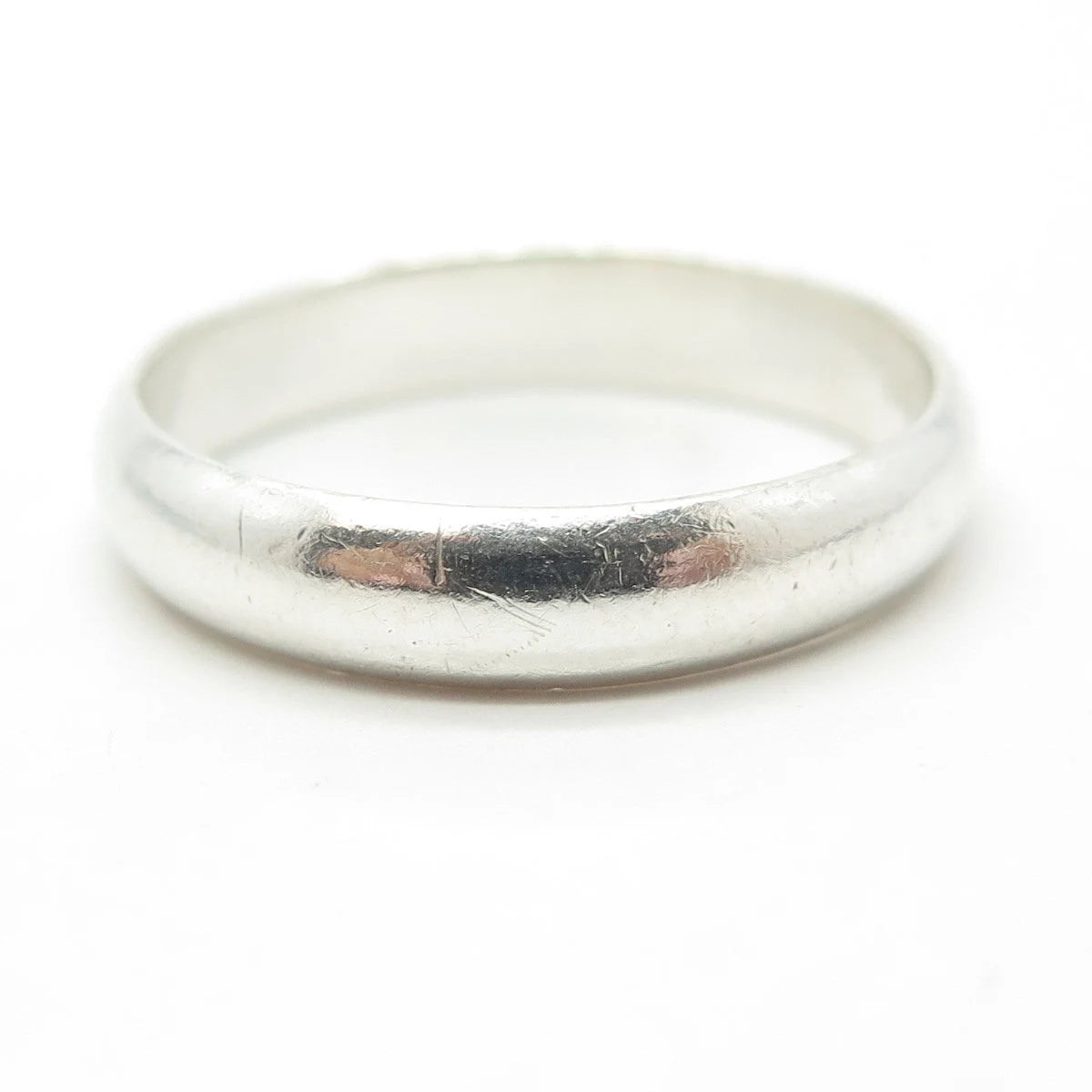 925 Sterling Silver Vintage Classic Band Ring Size 12.75