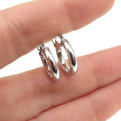925 Sterling Silver Hoop Earrings