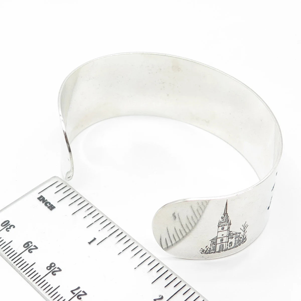 THE THOMAE CO 925 Sterling Silver Vintage 200 Years Independence Bracelet 7.5"