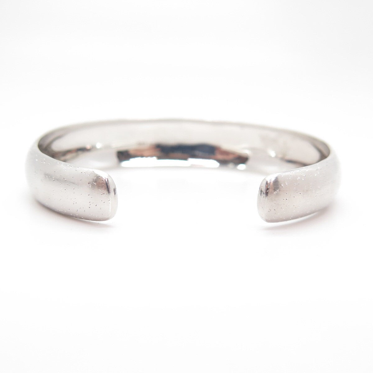 925 Sterling Silver Vintage Classic Adjustable Cuff Bracelet 7.5"