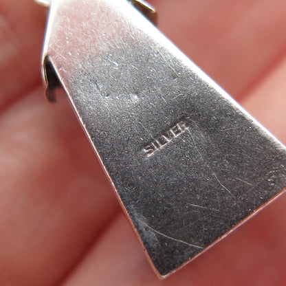 925 Sterling Silver Vintage Enamel Royal Guard 3D Charm Pendant