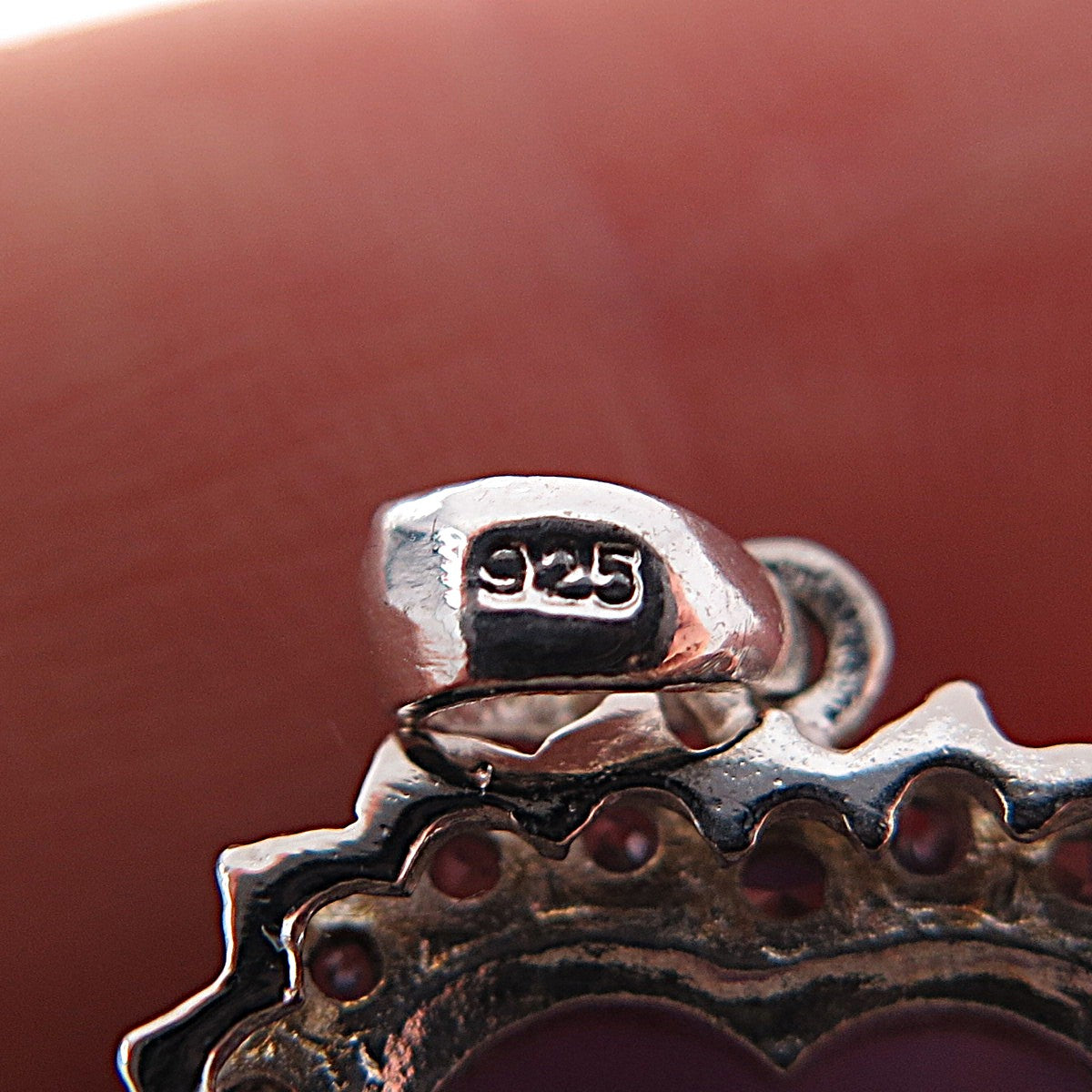 925 Sterling Silver Real Lavender Jade & Sapphire Heart Charm Pendant