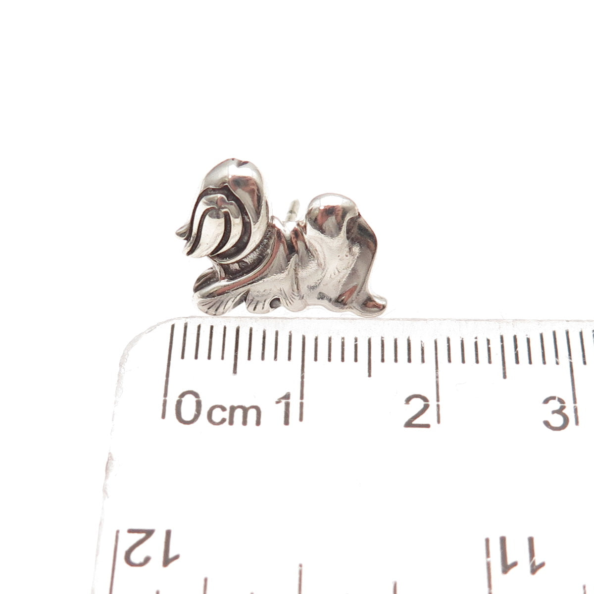 John Hardy 925 Sterling Silver Vintage 2006 Year of the Dog Tie Tack / Lapel Pin