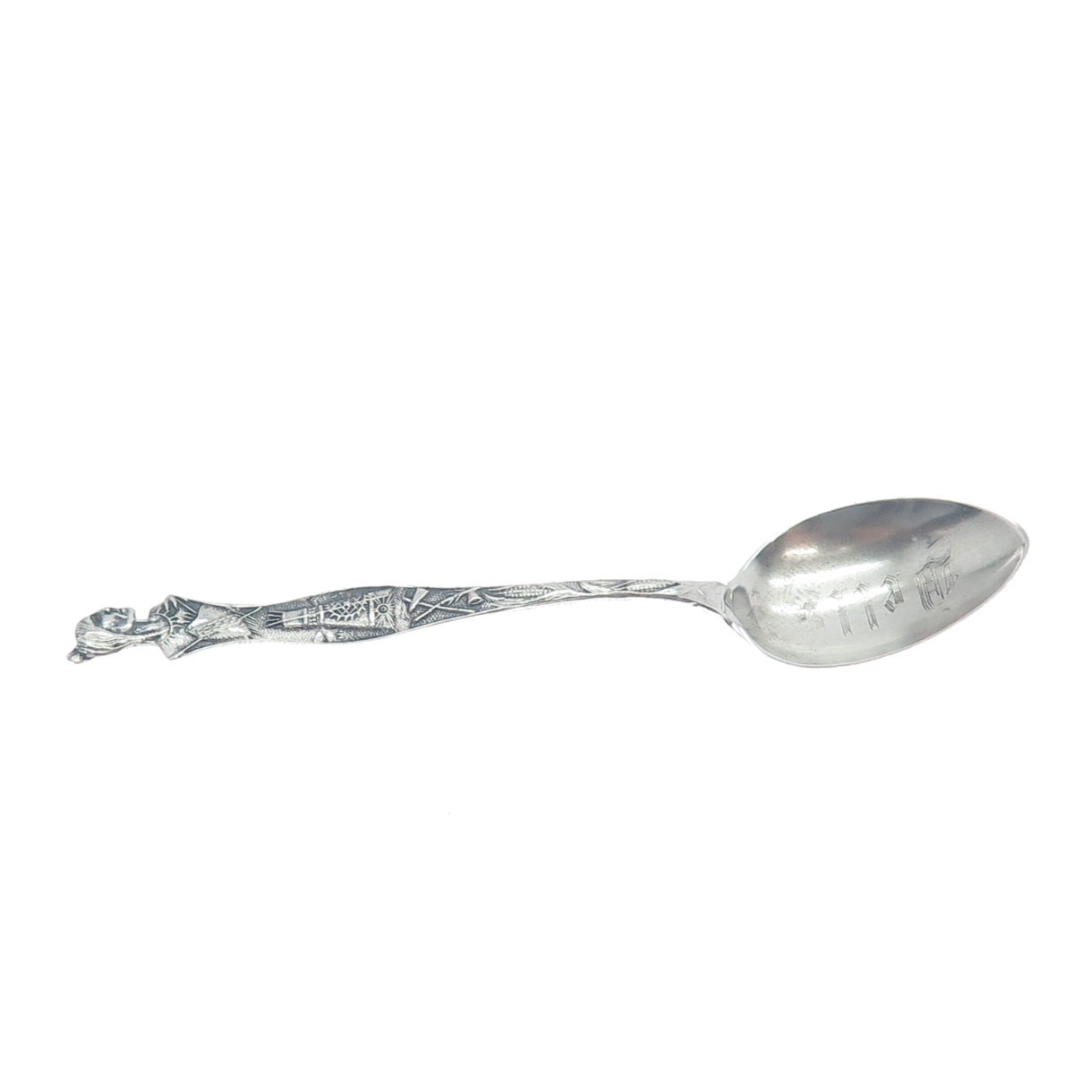 PAYE & BAKER 925 Sterling Antique Wisconsin Dells States & Cities Coffee Spoon