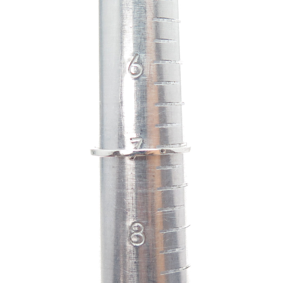 SAI 925 Sterling Silver Real Diamond & Blue Topaz Ring Size 7