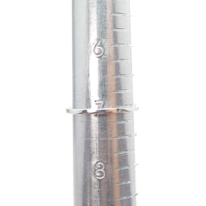 SAI 925 Sterling Silver Real Diamond & Blue Topaz Ring Size 7