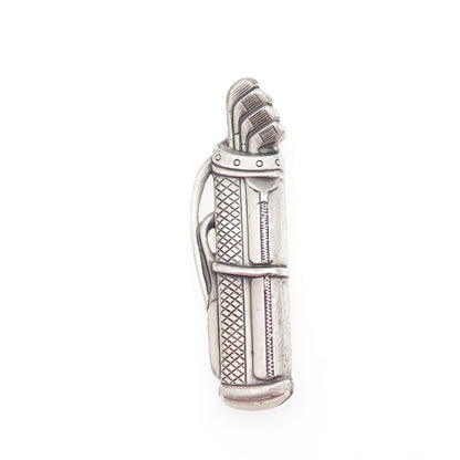 DANECRAFT 925 Sterling Silver Vintage Golf Club Oxidized Pin Brooch