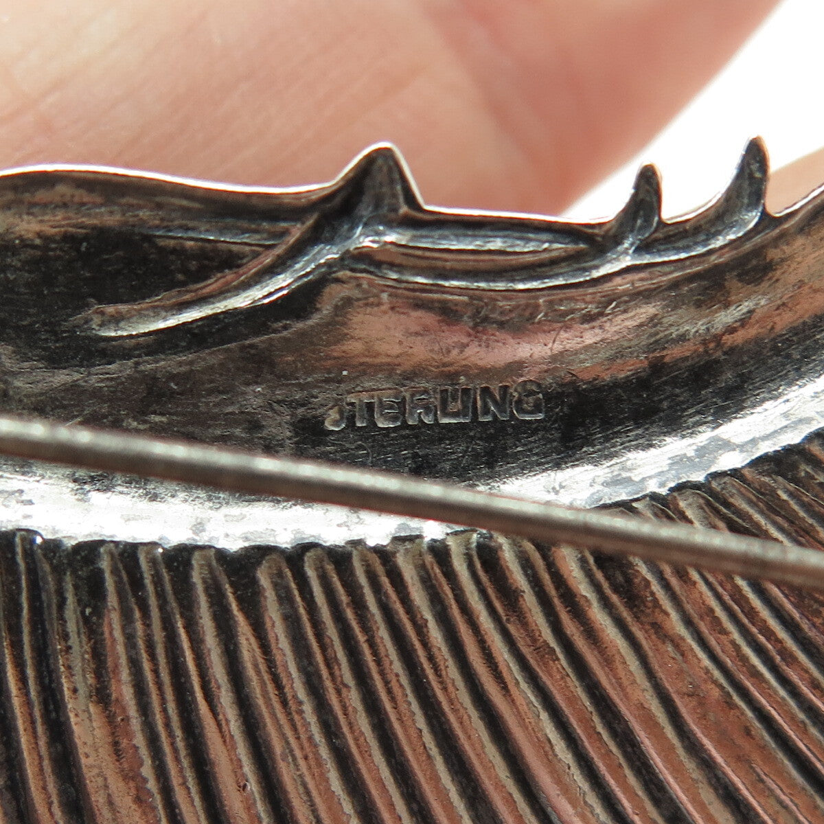 925 Sterling Silver Antique Art Deco Swordfish Pin Brooch