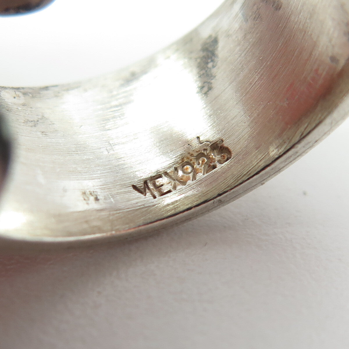 925 Sterling Silver Vintage Mexico Branches Band Ring Size 11.5