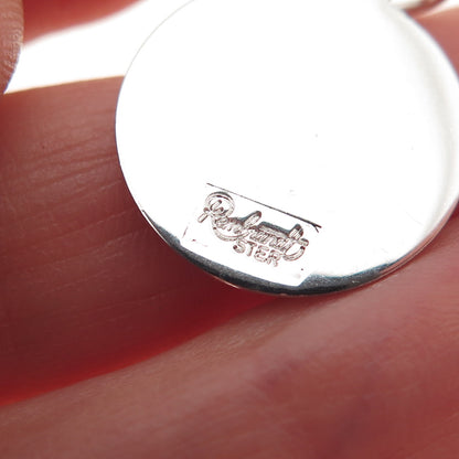 Rembrandt Sterling Silver Vintage Bermuda Traffic Controller Mini Charm Pendant