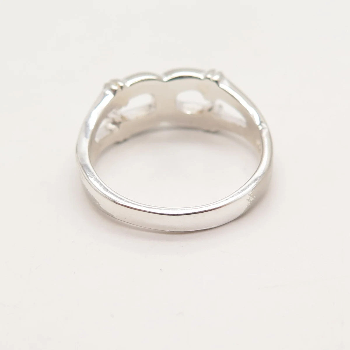 925 Sterling Silver Vintage Knot Ring Size 6.75