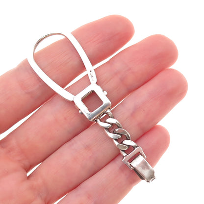 925 Sterling Silver Vintage Italy Key Chain Rin Holder