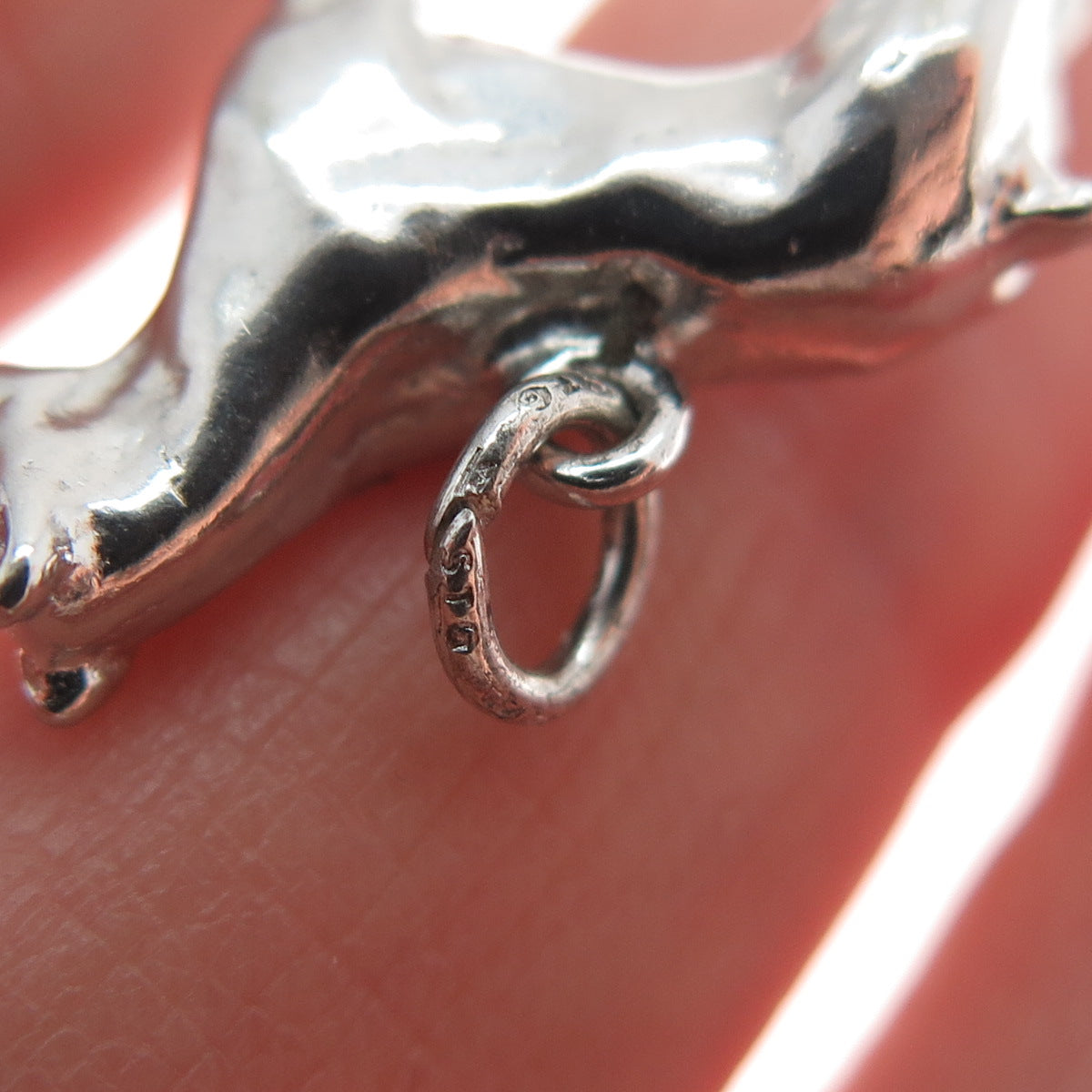 925 Sterling Silver Vintage Boxer Dog Minimalist Charm Pendant