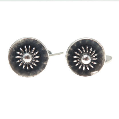 WILLY JACOB KROGMAR 830S Silver Vintage Denmark Cannetille Oxidized Cufflinks