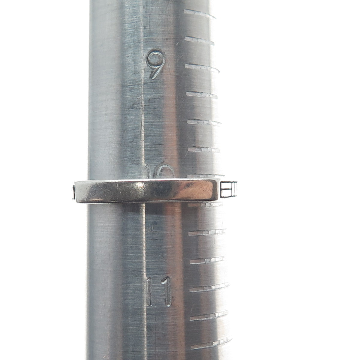 AVA YETTER 925 Sterling Vintage Southwestern Lapis Stackable Ring Size 10.25