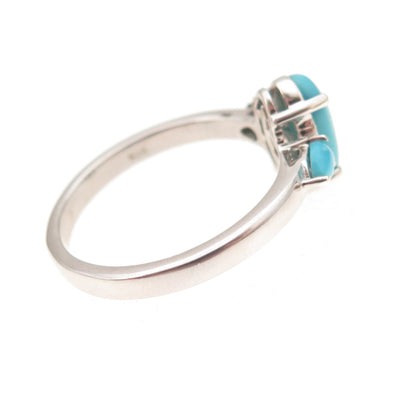 Chuck Clemency 925 Sterling Silver Real Sleeping Beauty Turquoise Ring Size 8