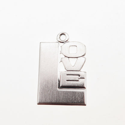 Town & Country 925 Sterling Silver Vintage Love Charm Pendant