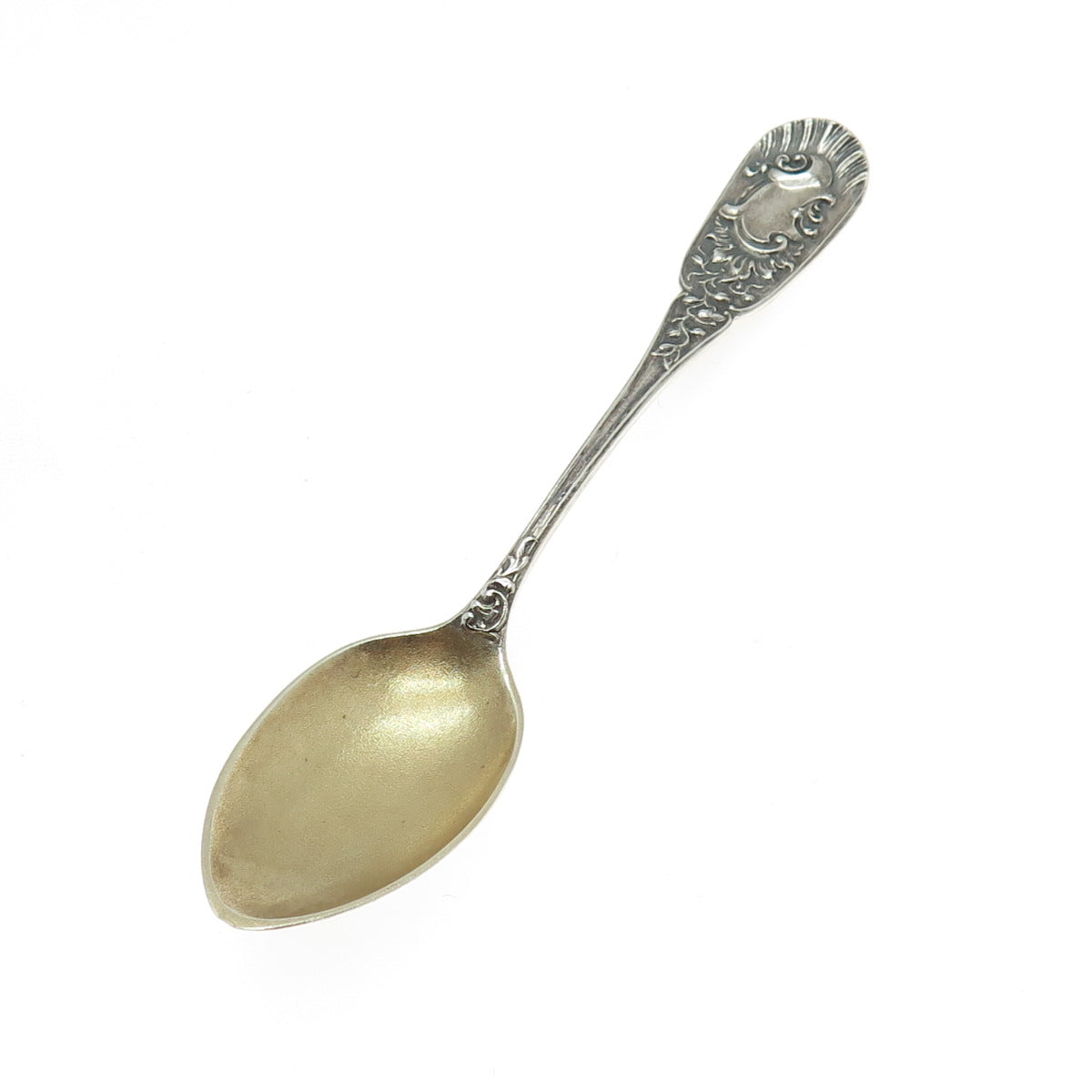 BRUCKMANN & SOHNE 800 Silver Antique Germany Coffee Spoon