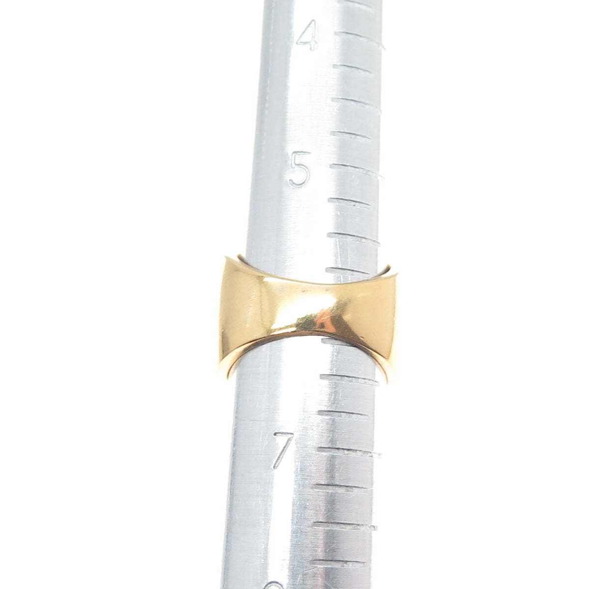 CHATEAU D'ARGENT 925 Sterling Silver Gold Plated Enamel & C Z Ring Size 6.25