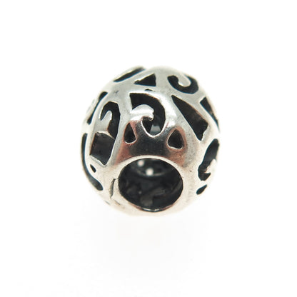 CHAMILIA 925 Sterling Silver Ornate Bead Charm