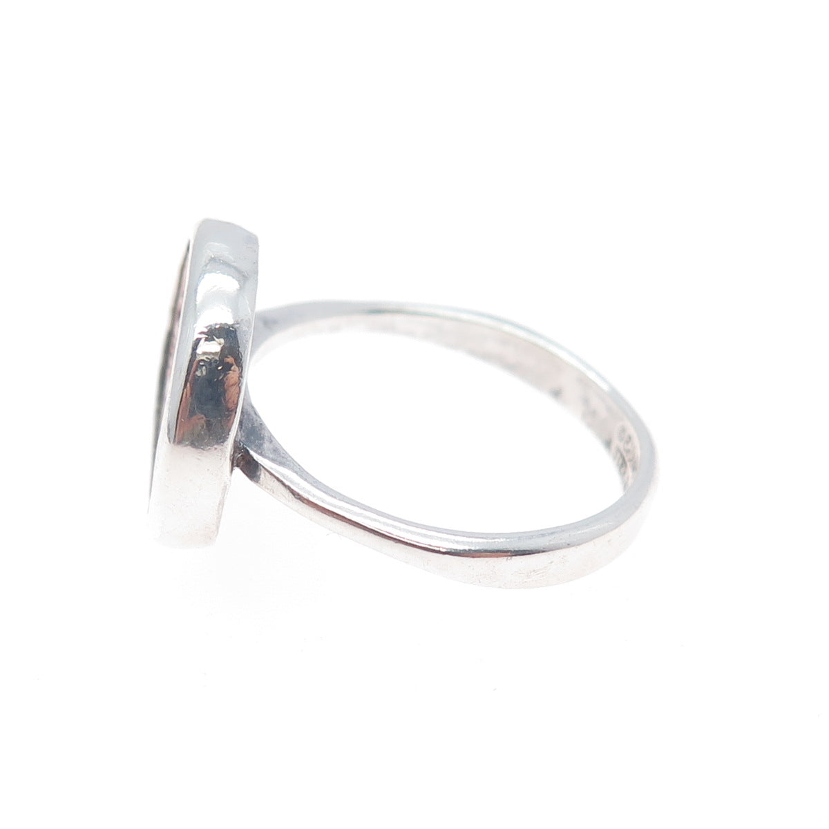 ED LEVIN 14K Gold 925 Sterling Silver Vintage Ancient Coin Ring Size 8.5