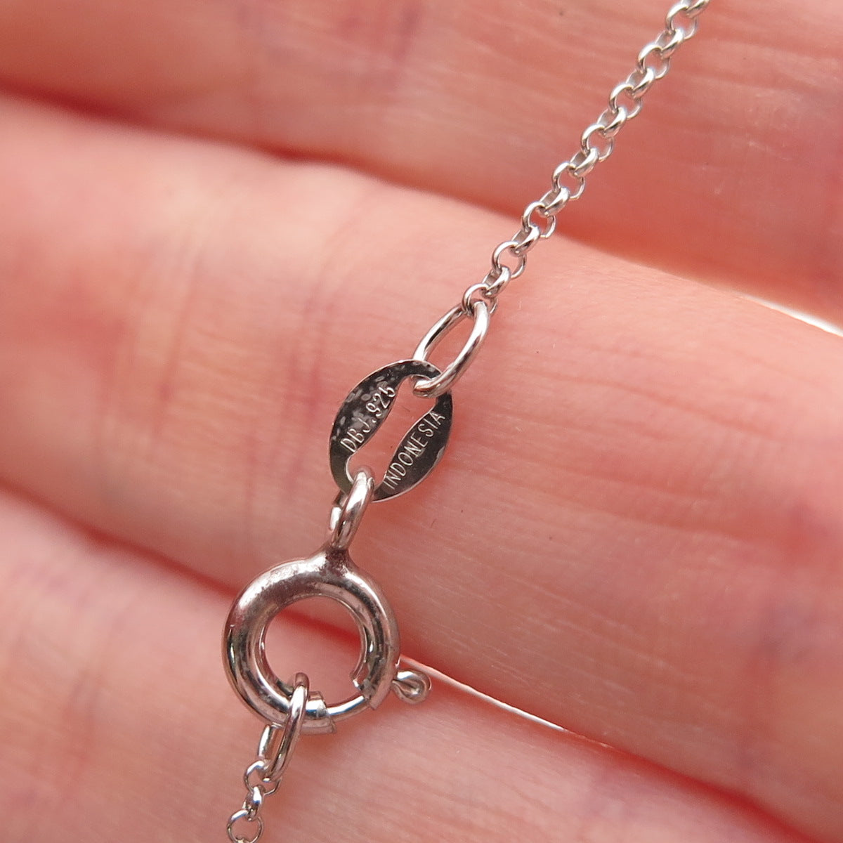 Bradford Sterling Silver C Z If Tears Could Build A Stairway Cross Necklace 18"
