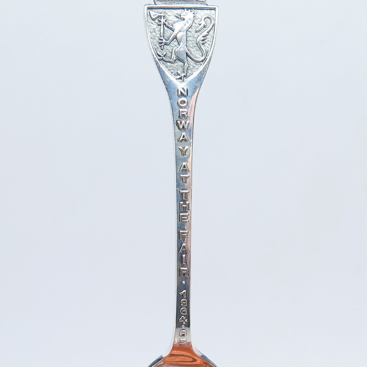 925S Sterling Silver Vintage Norway Th Marthinsen Coat of Arms Spoon