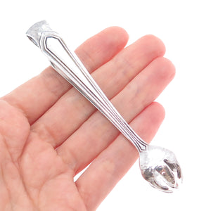 MOUNT VERNON 925 Sterling Silver Antique 1911 Sulgrave Sugar Tongs