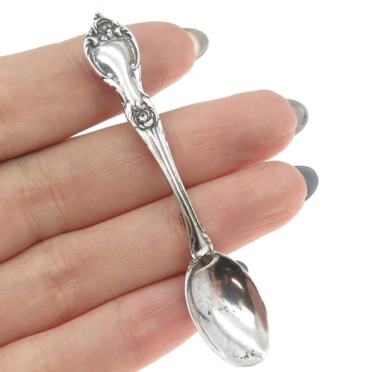 LUNT 925 Sterling Silver Vintage 1961 Alexandra Spoon Pin Brooch