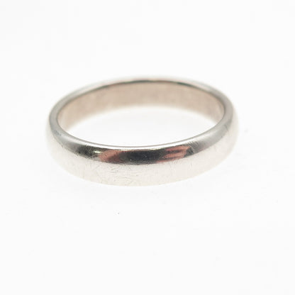 James Avery 925 Sterling Silver Vintage Classic Wedding Band Ring Size 6.5