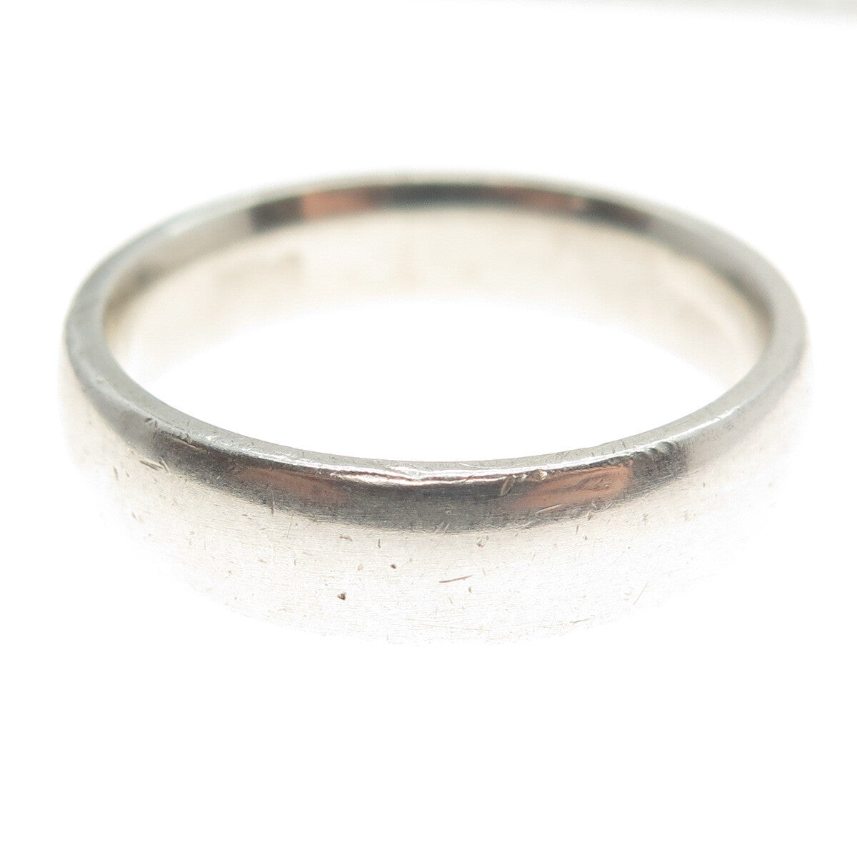 WALDECK JEWELERS Sterling Silver Vintage Classic Wedding Band Ring Size 12.25