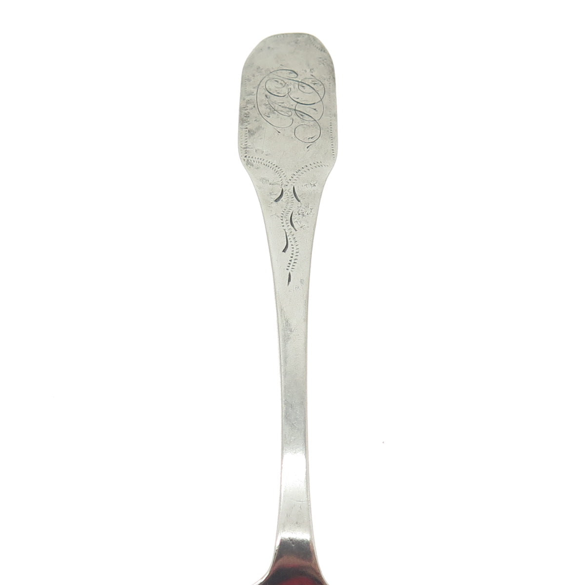 WILLIAM REEVE 925 Sterling Silver Antique Victorian Engraved Tea Spoon