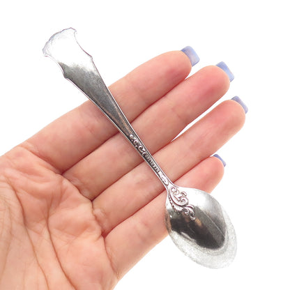 G.W. Shiebler & Co. 925 Sterling Antique Art Deco States Cities Coffee Spoon