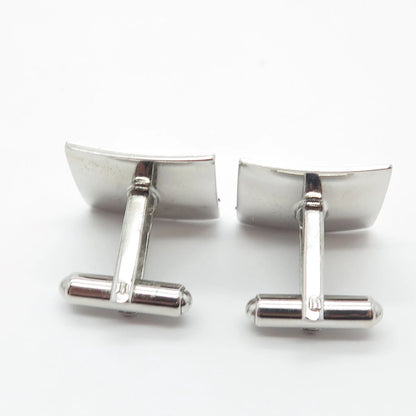 925 Sterling Silver Vintage Square Cufflinks