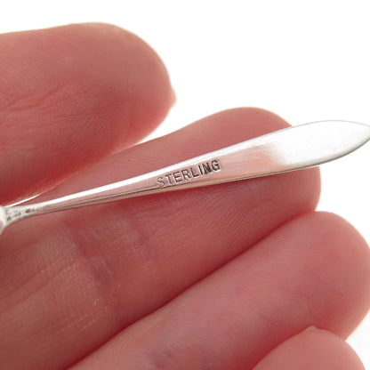 Kirk Stieff 925 Sterling Silver Vintage 1957 Cynthia Salt & Spices Spoon