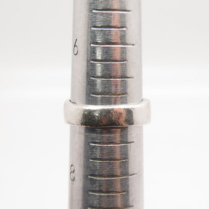 925 Sterling Silver Vintage Mexico Ribbed Shell Ring Size 7.25