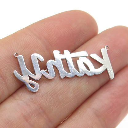 925 Sterling Silver "Kathy" Personalized Centerpiece Pendant