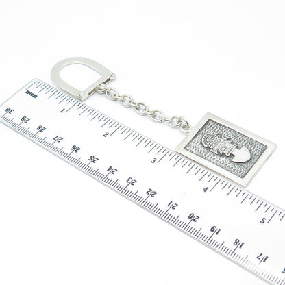 950 Silver Vintage Aztec God Tribal Key Chain Holder