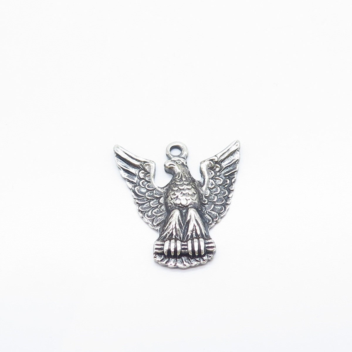 925 Sterling Silver Vintage Eagle Pendant