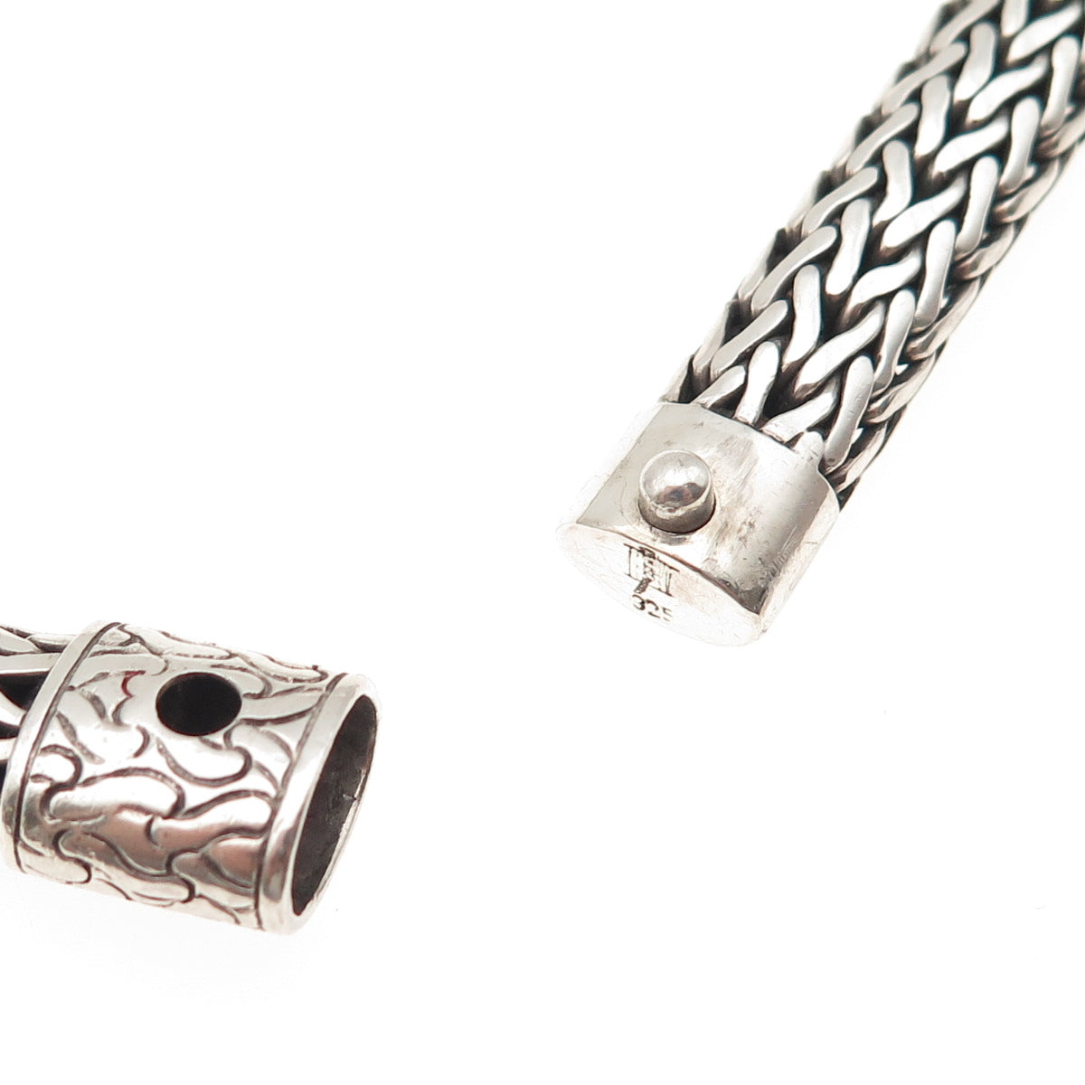 John Hardy Sterling Silver Vintage Woven Icon Heavy 184.5g Chain Necklace 16"