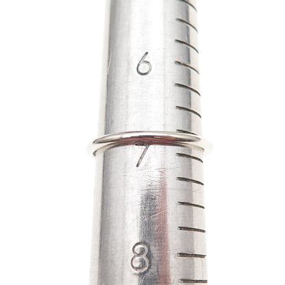 Pandora 925 Sterling Silver Clear Crystal Poetic Droplet Ring Size 7
