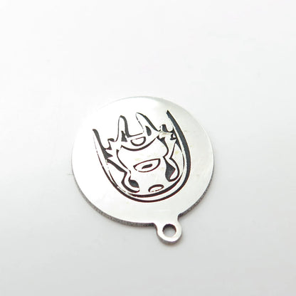 925 Sterling Silver USA Two In Town Dog Charm Pendant