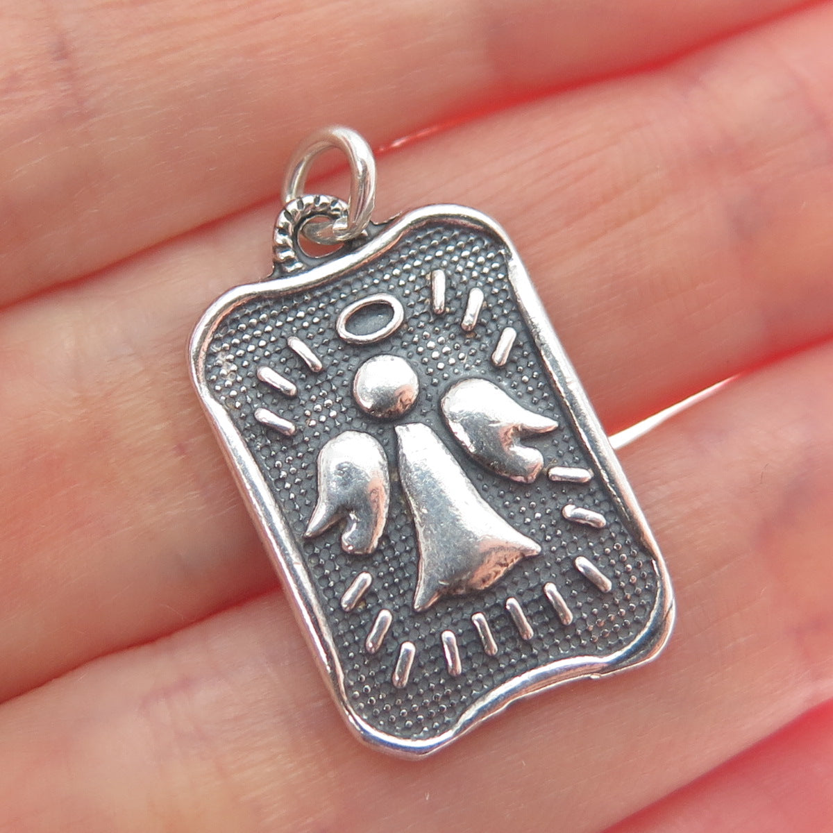 DAWN VERTREES Sterling Vintage Friends Are Kisses Blown to Us by Angels Pendant