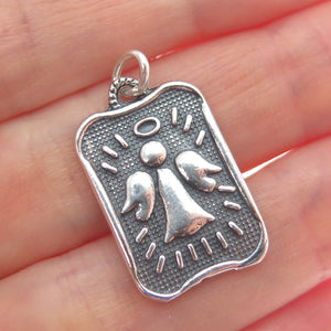 DAWN VERTREES Sterling Vintage Friends Are Kisses Blown to Us by Angels Pendant