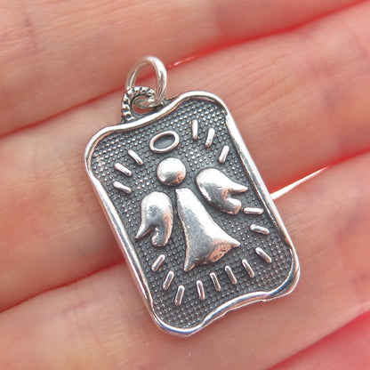 DAWN VERTREES Sterling Vintage Friends Are Kisses Blown to Us by Angels Pendant