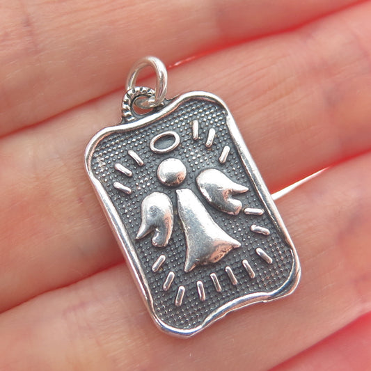 DAWN VERTREES Sterling Vintage Friends Are Kisses Blown to Us by Angels Pendant