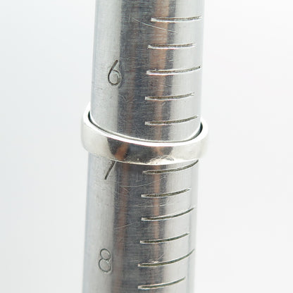 925 Sterling Silver Vintage Tribal Statement Ring Size 7