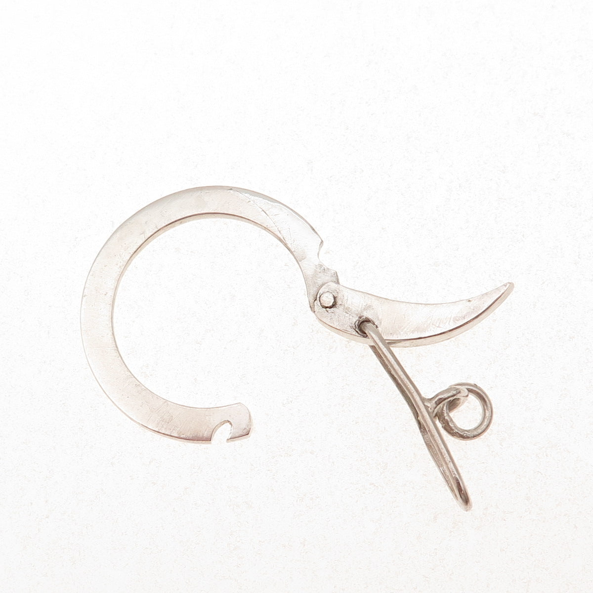 800 Silver Vintage Egypt Key Fob Ring