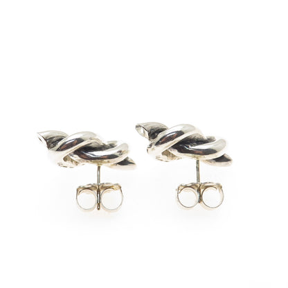 MMA Metropolitan Museum of Art 925 Sterling Silver Vintage Heart Knot Earrings