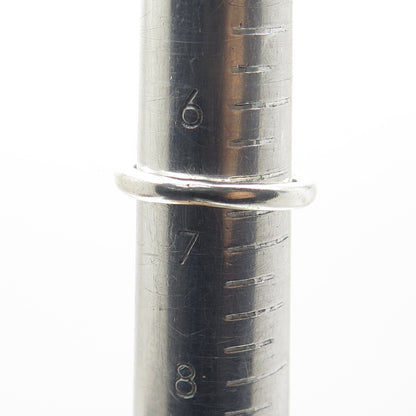 MMA Metropolitan Museum of Art 925 Sterling Vintage Interlocked Ring Size 6.75